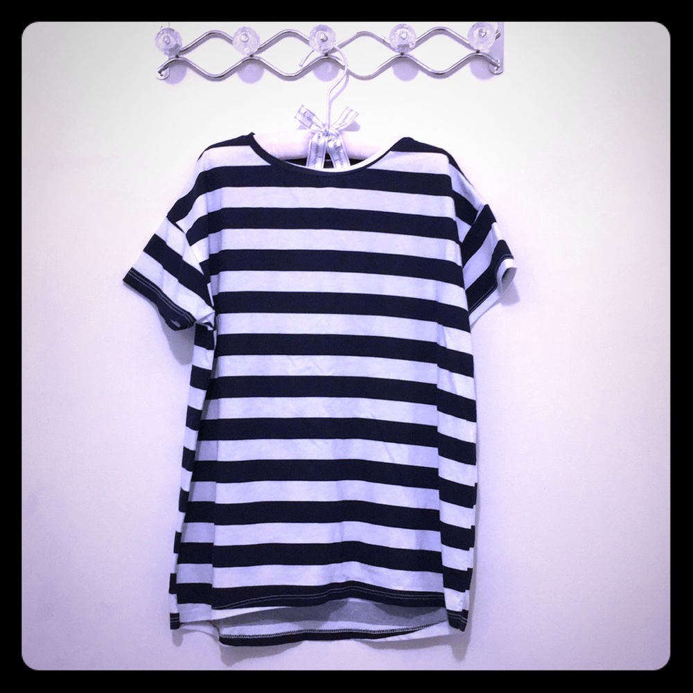 New Zara Girls Striped T-Shirt